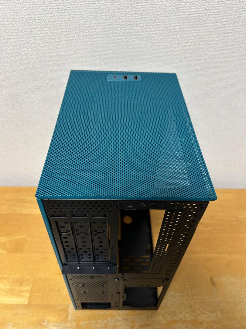 SSUPD コンパクトPCケース MESHROOM S Peacock Blue