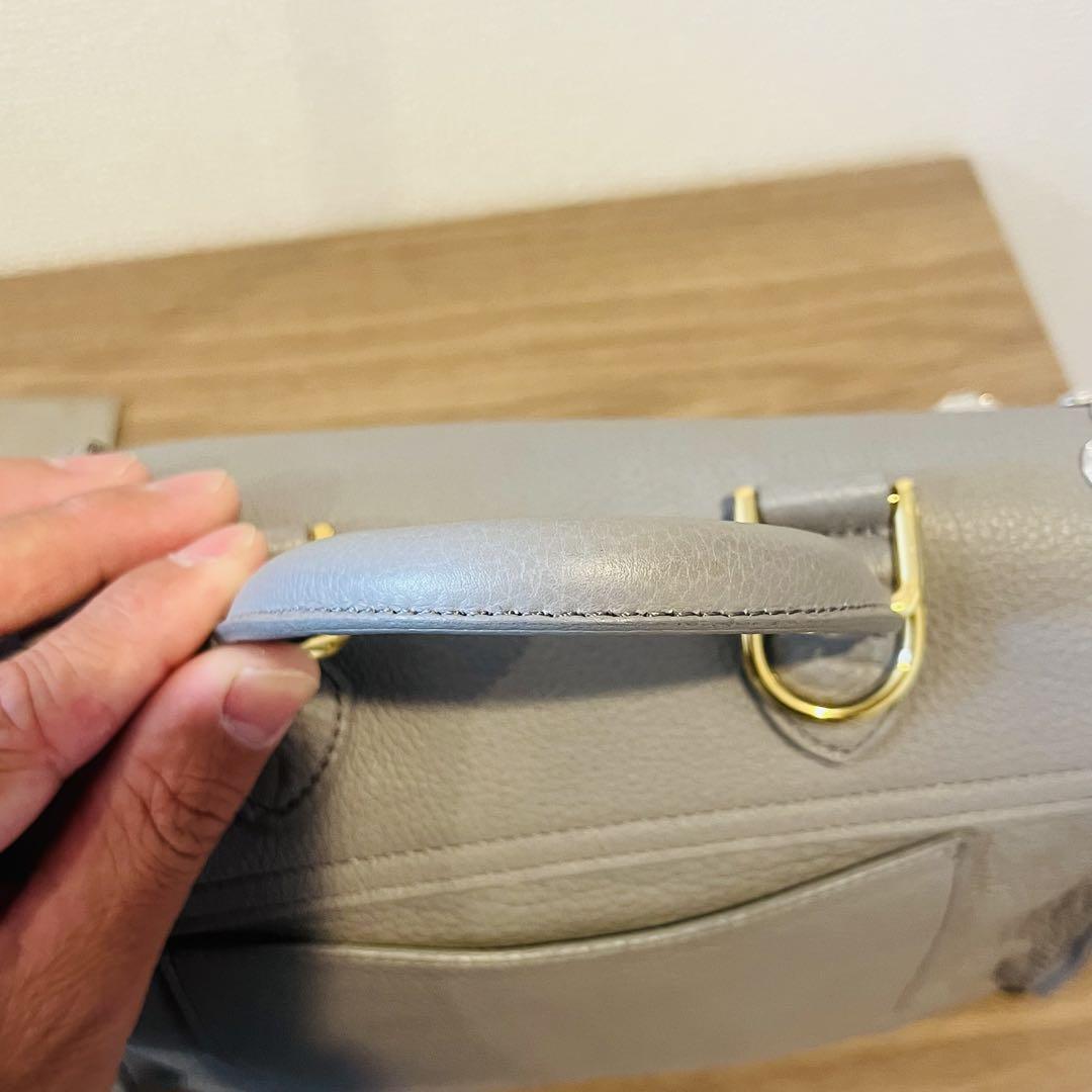 【美品】A.D.M.J クリスタル ハンドバッグ　ショルダーバッグ　2way