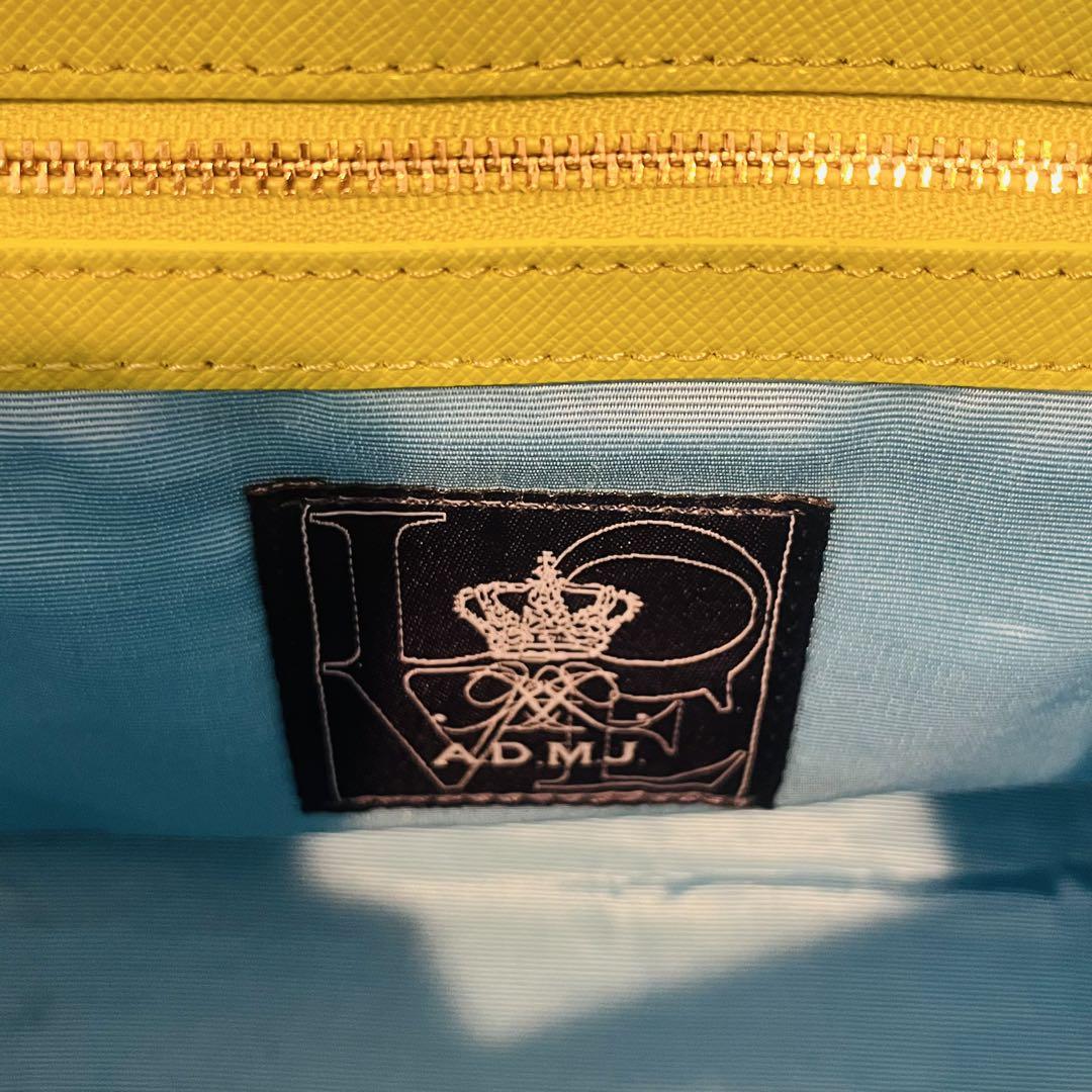 【美品】A.D.M.J クリスタル ハンドバッグ　ショルダーバッグ　2way