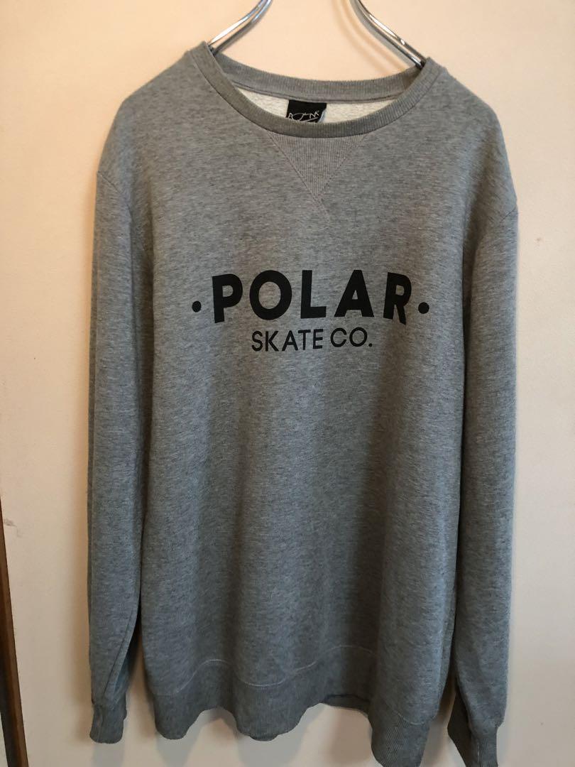 POLAR SKATE CO. グレー スウェットシャツ L