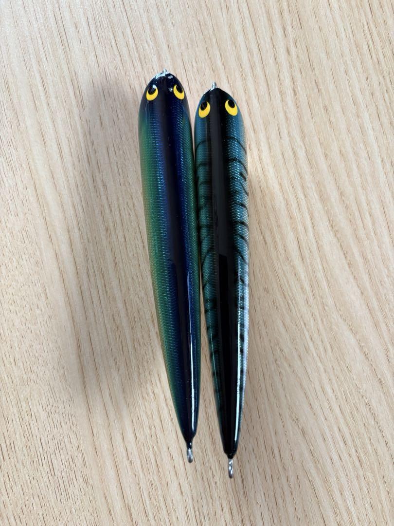 タックルハウス　スイミングポッパー　14cm　2点　Twinkle S　ウッド製
