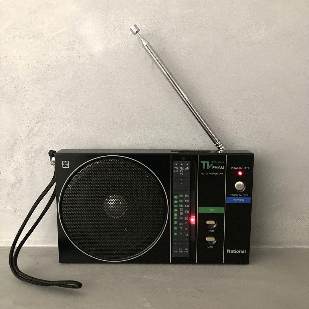 National FM/AMラジオ RF-U60A 動作品 - ラジオ・コンポ一 番