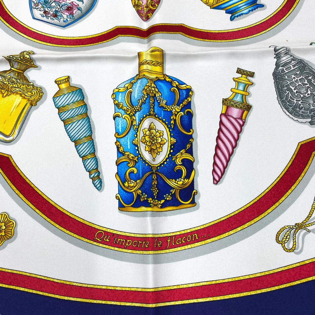 HERMES/エルメス 香水瓶 シルク スカーフ c_089
