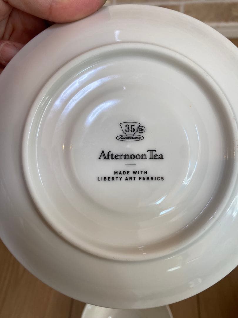 35周年　アフタヌーンティーリバティコラボ　ティーセット