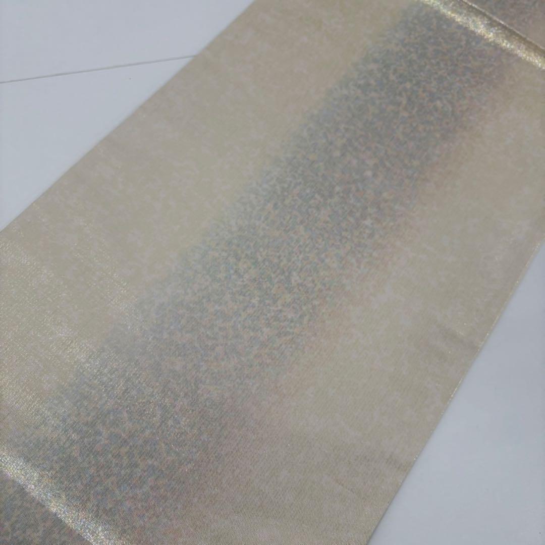 袋帯 タレ先に箔押し 暈し 正絹 AO-2609 袋帯 タレ先に箔押し 暈し 正絹 AO-2609 着物・浴衣