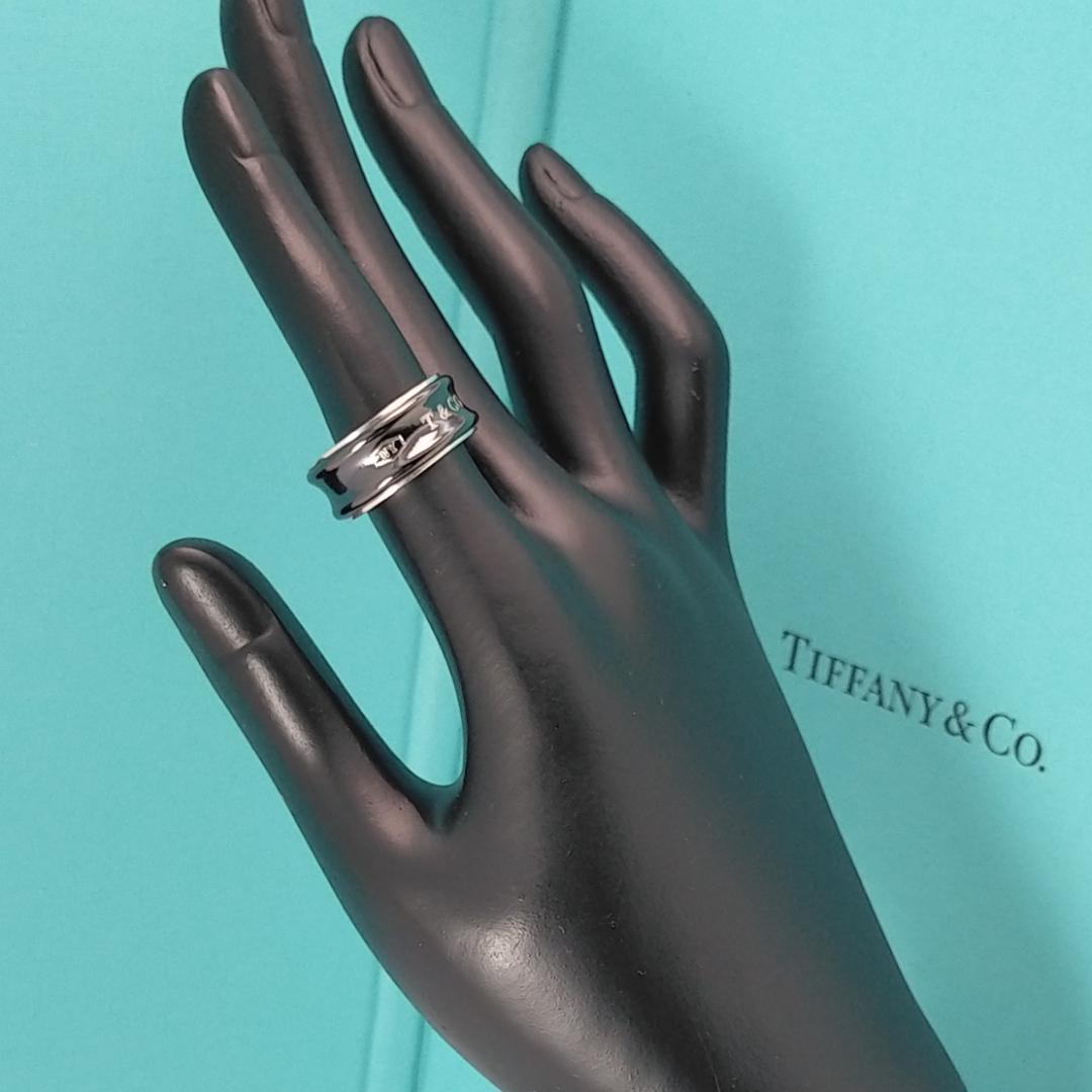 ★【TIFFANY&Co.】１８３７　ブラック　チタン　リング　１０号　1365