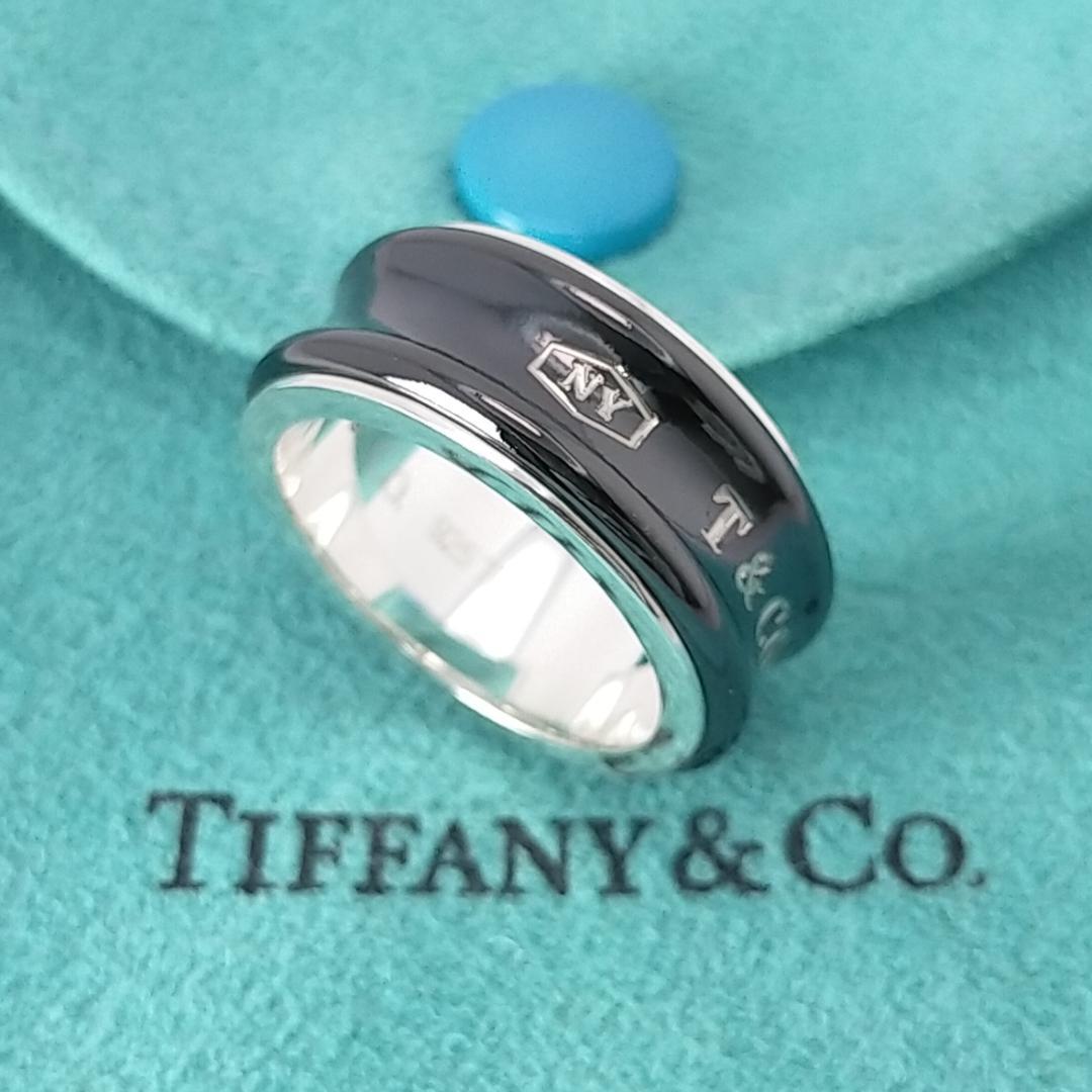 ★【TIFFANY&Co.】１８３７　ブラック　チタン　リング　１０号　1365