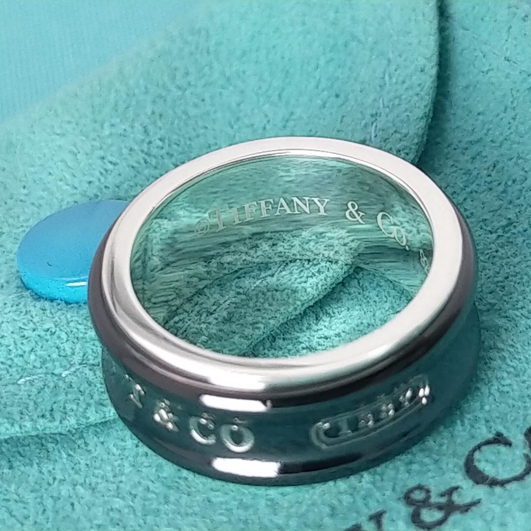 ★【TIFFANY&Co.】１８３７　ブラック　チタン　リング　１０号　1365