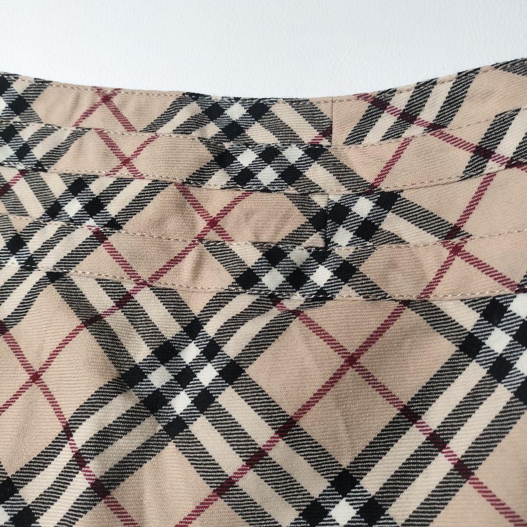 BURBERRY バーバリーブルーレーベル ノバチェックミニスカート　38