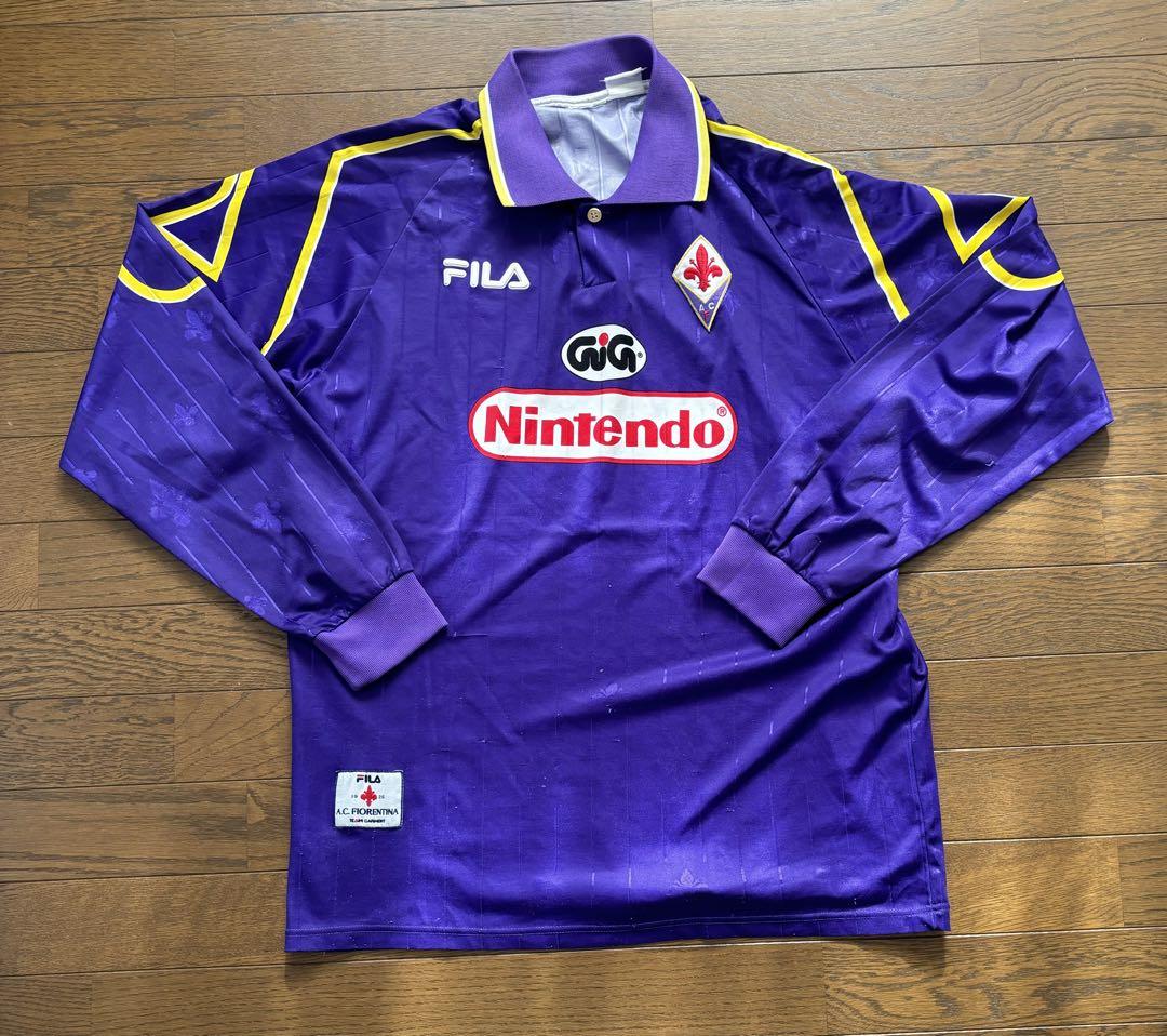 FILA ACフィオレンティーナ紫色 長袖ユニフォーム　XOサイズ