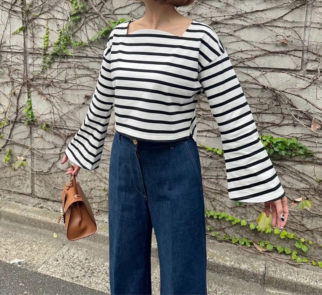 cygne　シーニュ　ボーダートップスLuc 新品