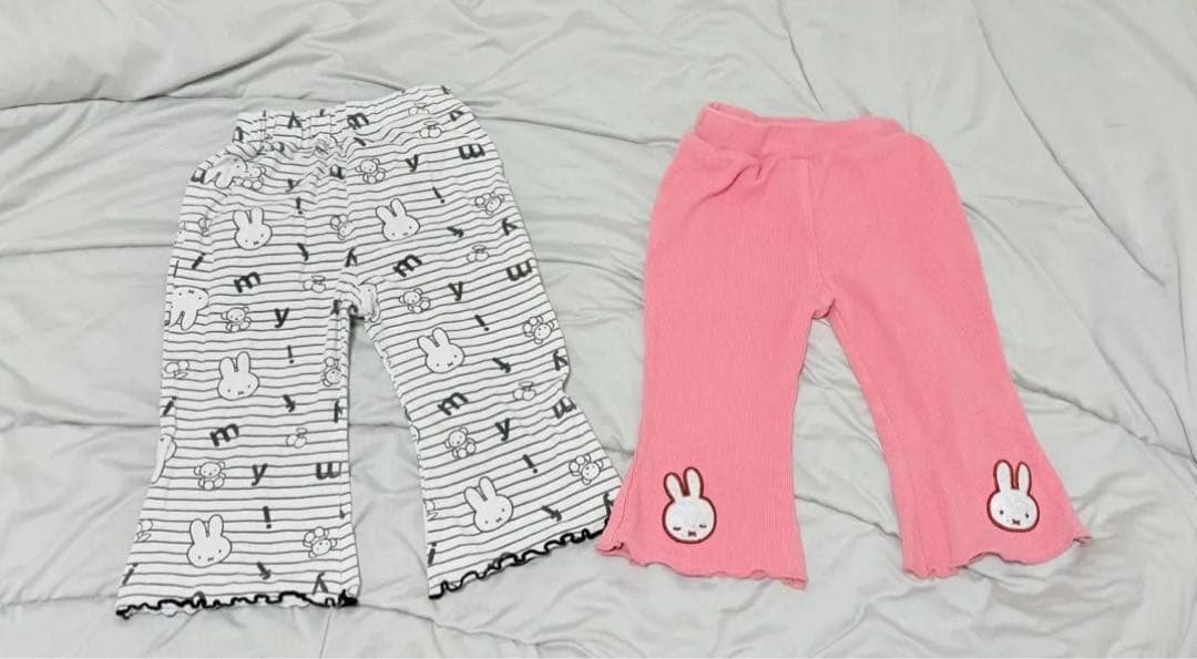 バースデイ　ミッフィー　フレアパンツ 2点セット