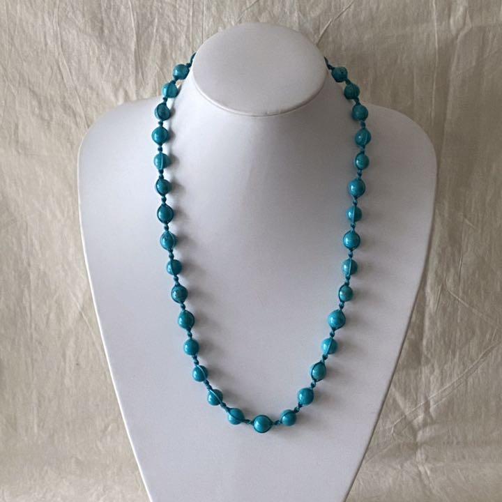 トルコ石のロングネックレス （TURQUOISEー30） アクセサリー