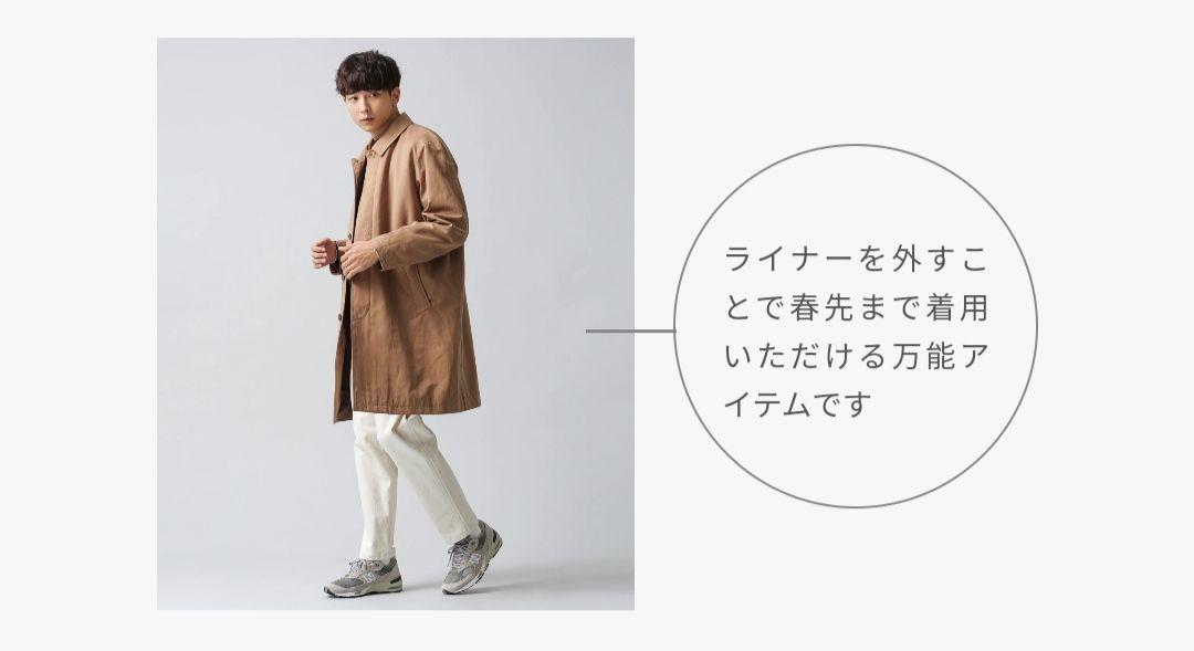 【新品】ナノユニバース 機能中綿ベスト3WAYコート