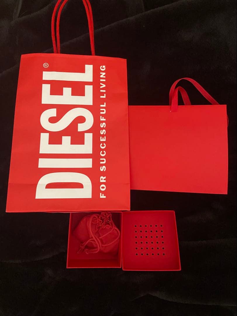 DIESEL シルバー チェーンブレスレット DIESEL シルバー チェーンブレスレット