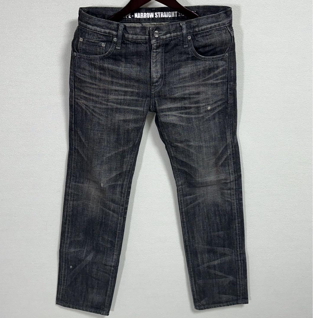 NEIGHBORHOOD WASHED NARROW ブラック SAVAGE