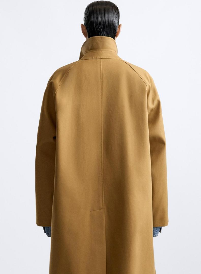 ZARA ×スタジオニコルソン オーバーサイズコットン トレンチコート STUDIO NICHOLSON + ZARA -現代生活のためのタイムレスな