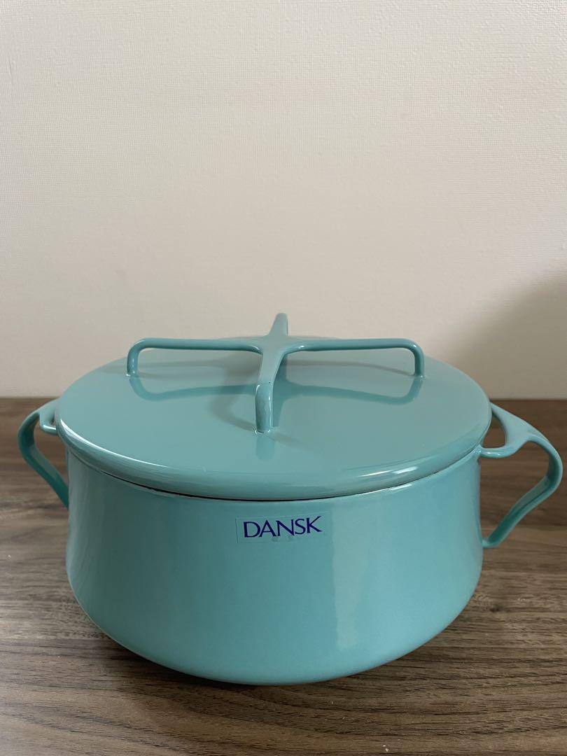 【新品未使用 】DANSK ダンスク 18cm 両手鍋 ターコイズ ティール