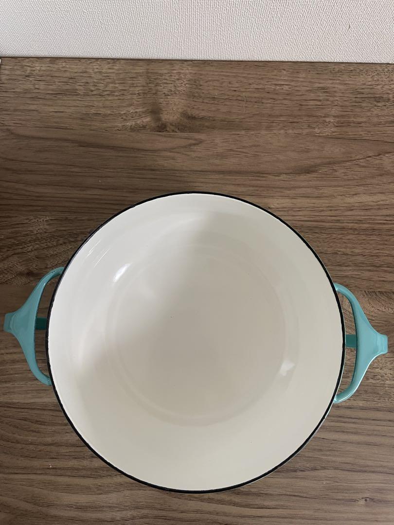 【新品未使用 】DANSK ダンスク 18cm 両手鍋 ターコイズ ティール