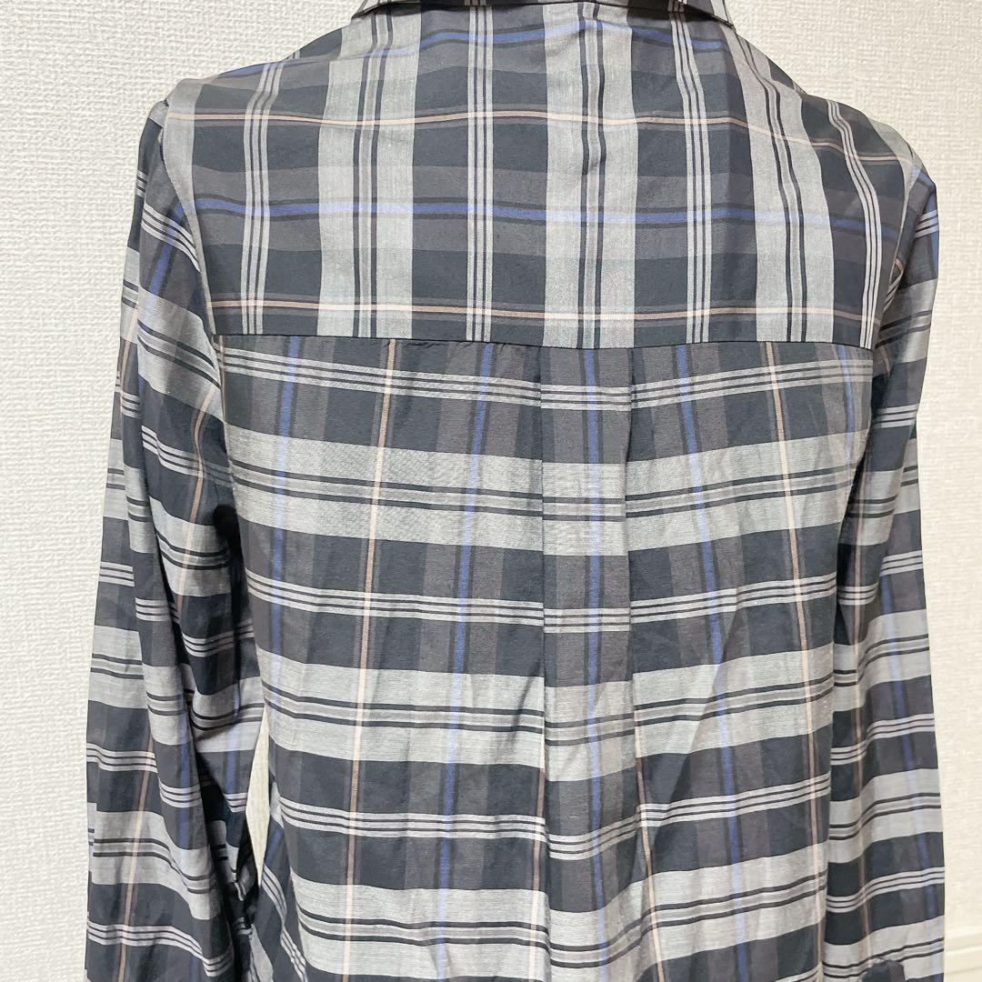 アーバンリサーチrosso チェック柄　ロングシャツ　シャツチュニック ♡ロッソ♡ アーバンリサーチ 長袖ロングシャツ チェック