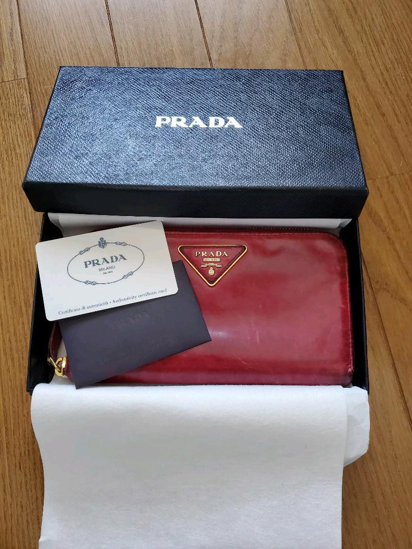 【値下げしました】 PRADA　長財布　★美品★　★送料込み★ 値下げしました！！【PRADA】長財布