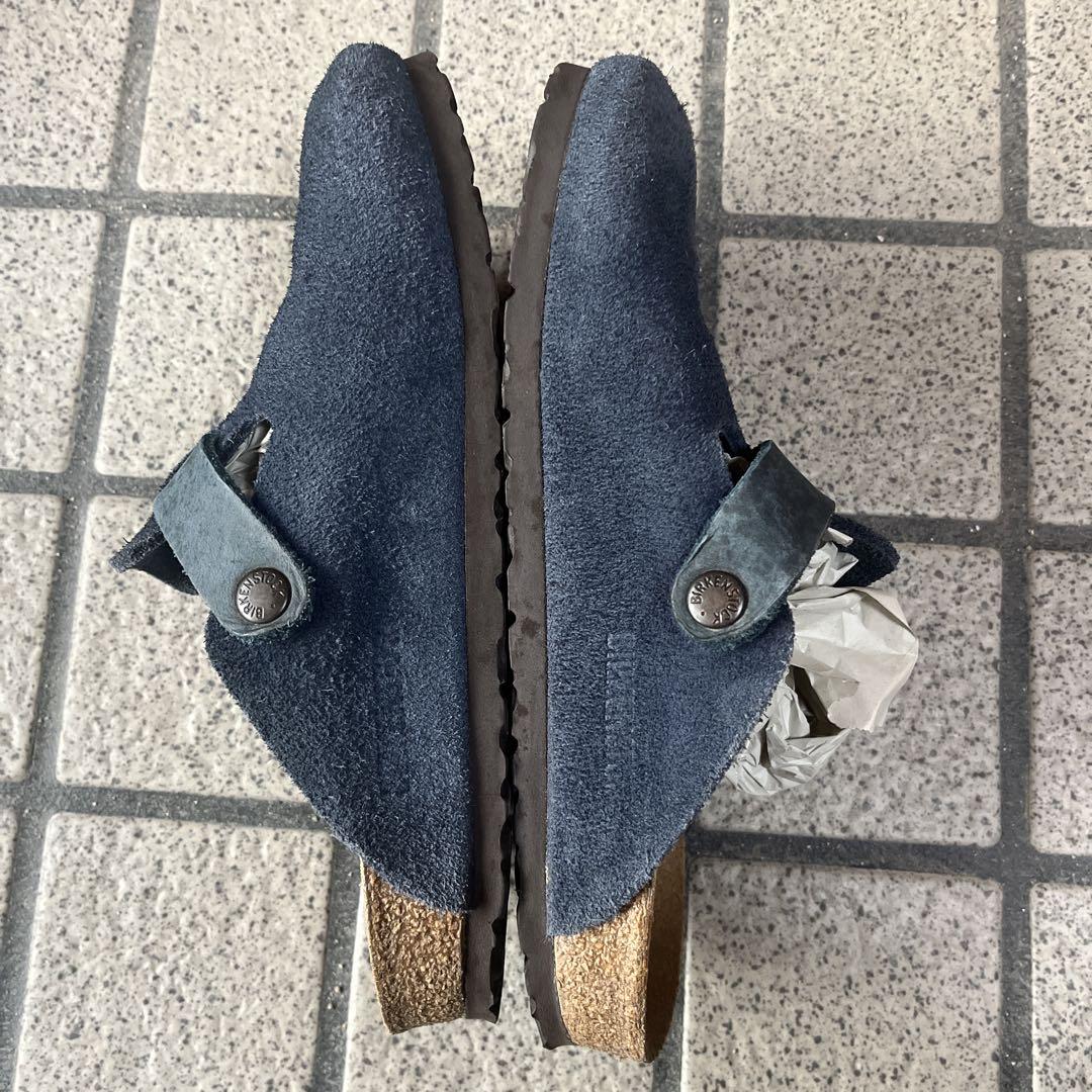 BIRKENSTOCK ネイビー サボサンダル 37
