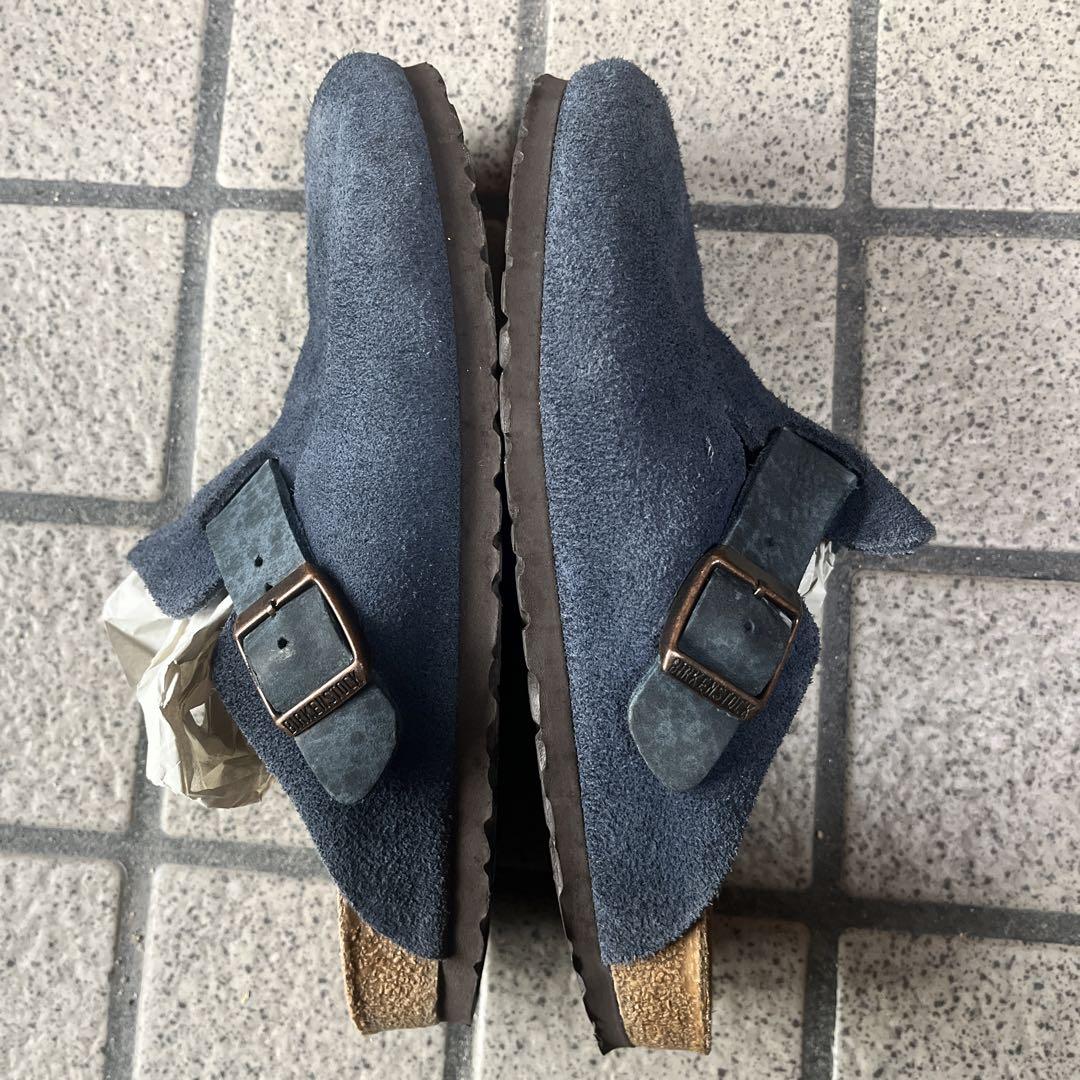 BIRKENSTOCK ネイビー サボサンダル 37