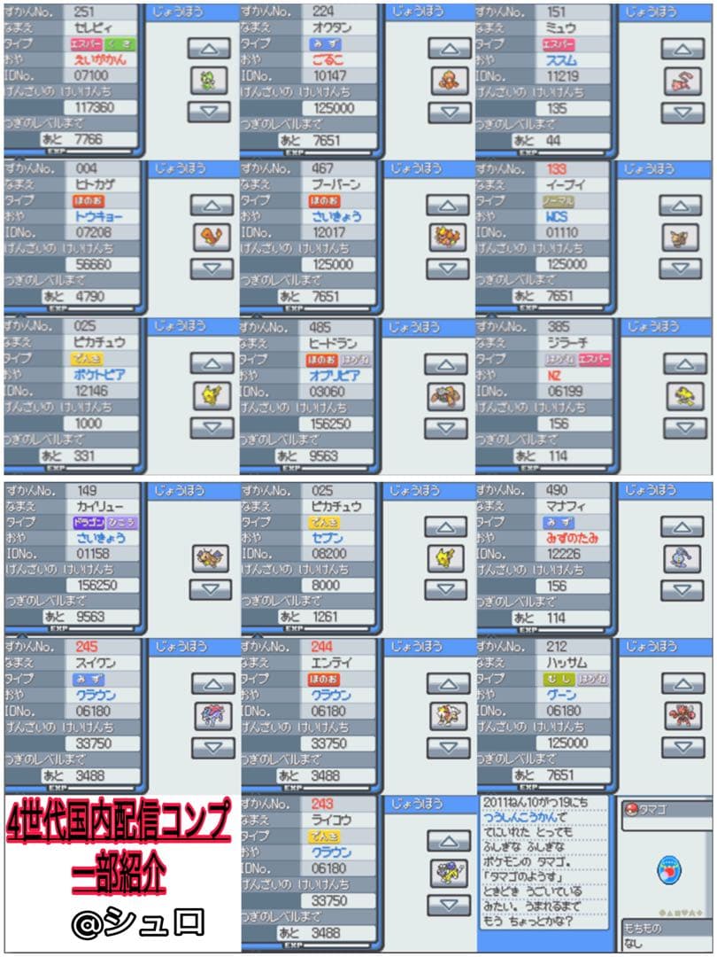 ポケウォッカー付きポケモン