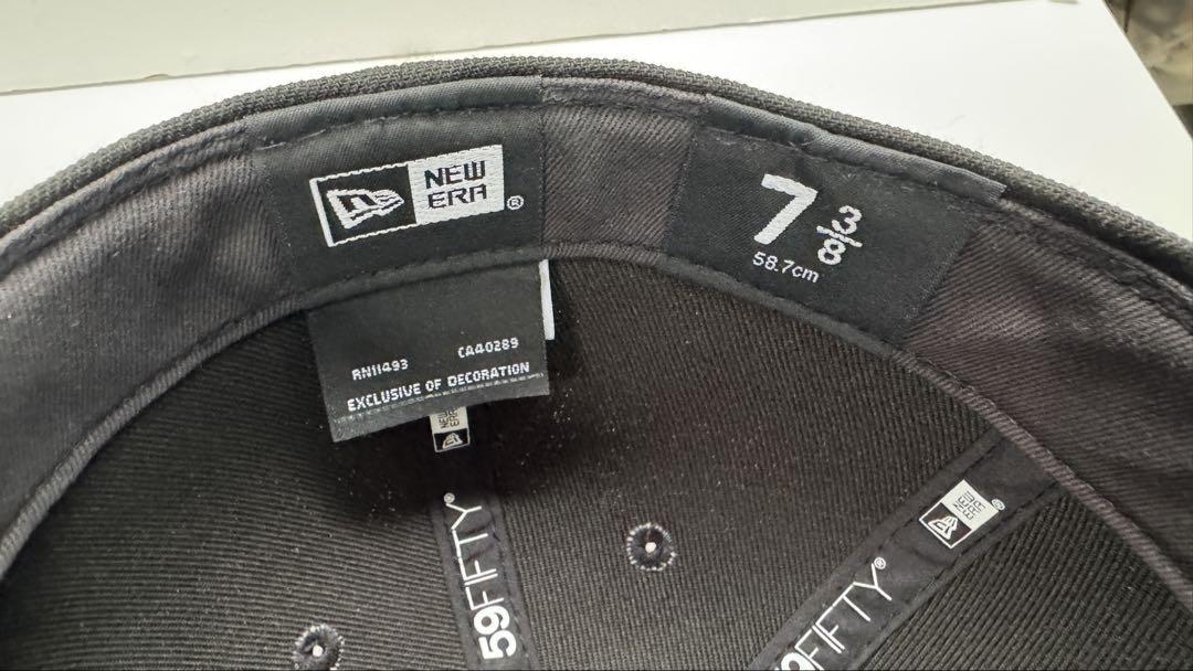 ニューエラ 59FIFTY 金宮コラボモデル ブラック 7 3/8 58.7cm