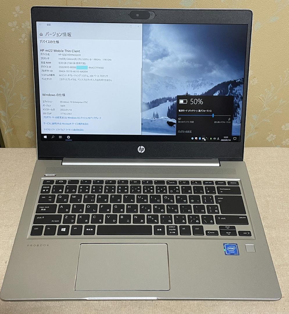 HP mt22 Mobile Thin Client 比較的美品 Windowsノート本体 HP mt22 Mobile Thin Client 比較的美品 Windowsノート本体