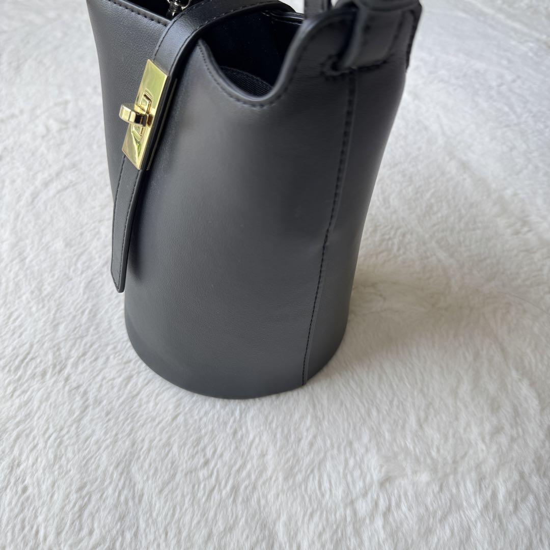 22AW UNITED ARROWS バケツ バッグ ブラック