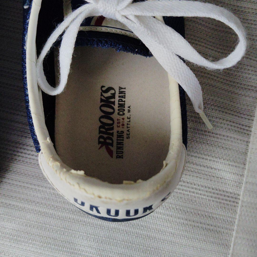 BROOKS スニーカー ネイビー/ホワイト 靴