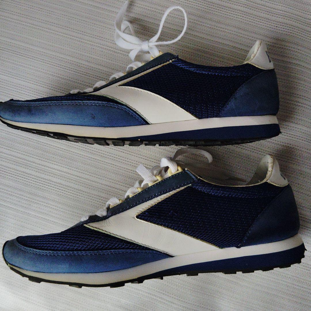 BROOKS スニーカー ネイビー/ホワイト 靴