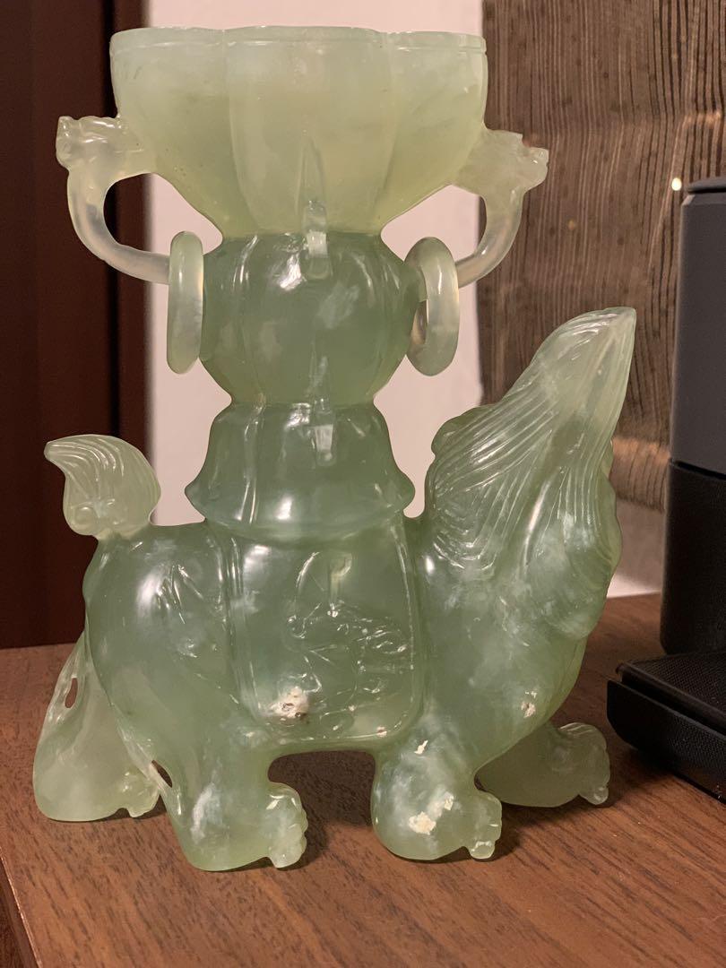 翡翠　置物