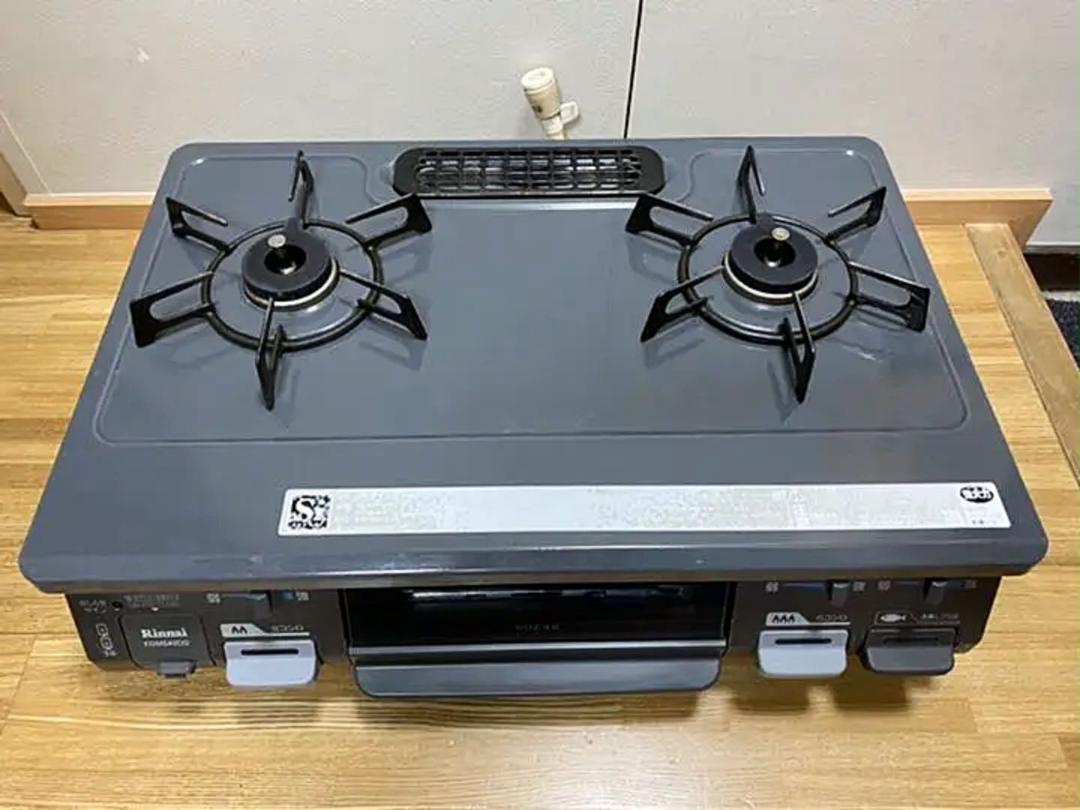 リンナイ ガスコンロ RT64JH-R 都市ガス 右強火 無し片面焼きグリル