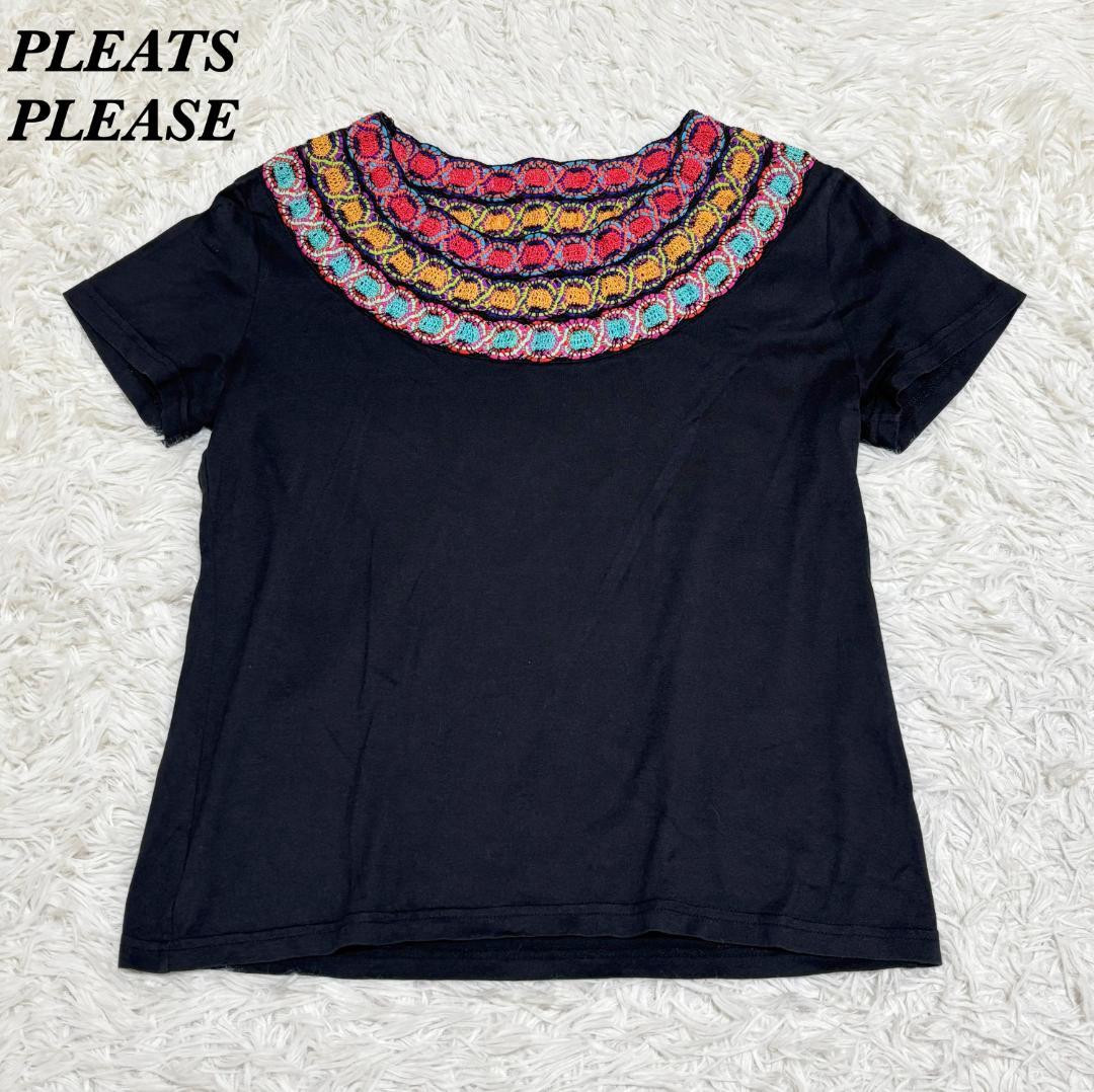 44718　PLEATSPLEASE　半袖カットソー PLEATS PLEASE ISSEY MIYAKE（カットソー(半袖/袖なし)）の