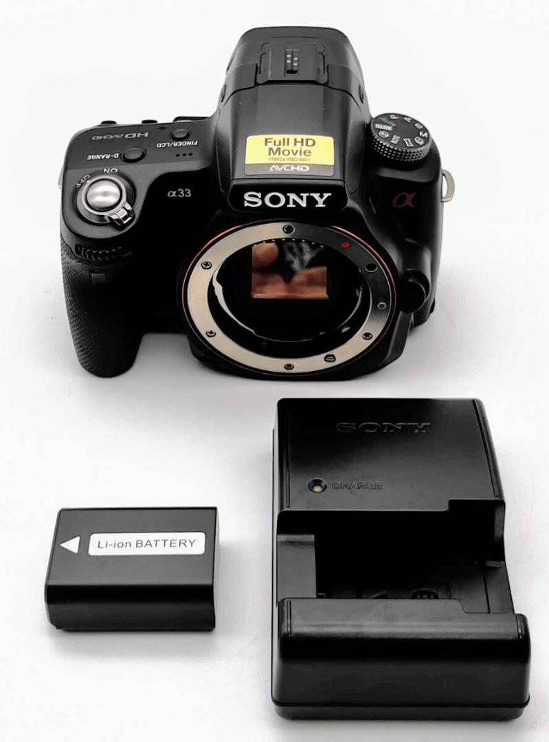 SONY ソニー α33 ボディ 1420万画素 デジタル一眼レフカメラ Amazon | SONY デジタル一眼レフ α33(ボディ単体) ブラック SLT