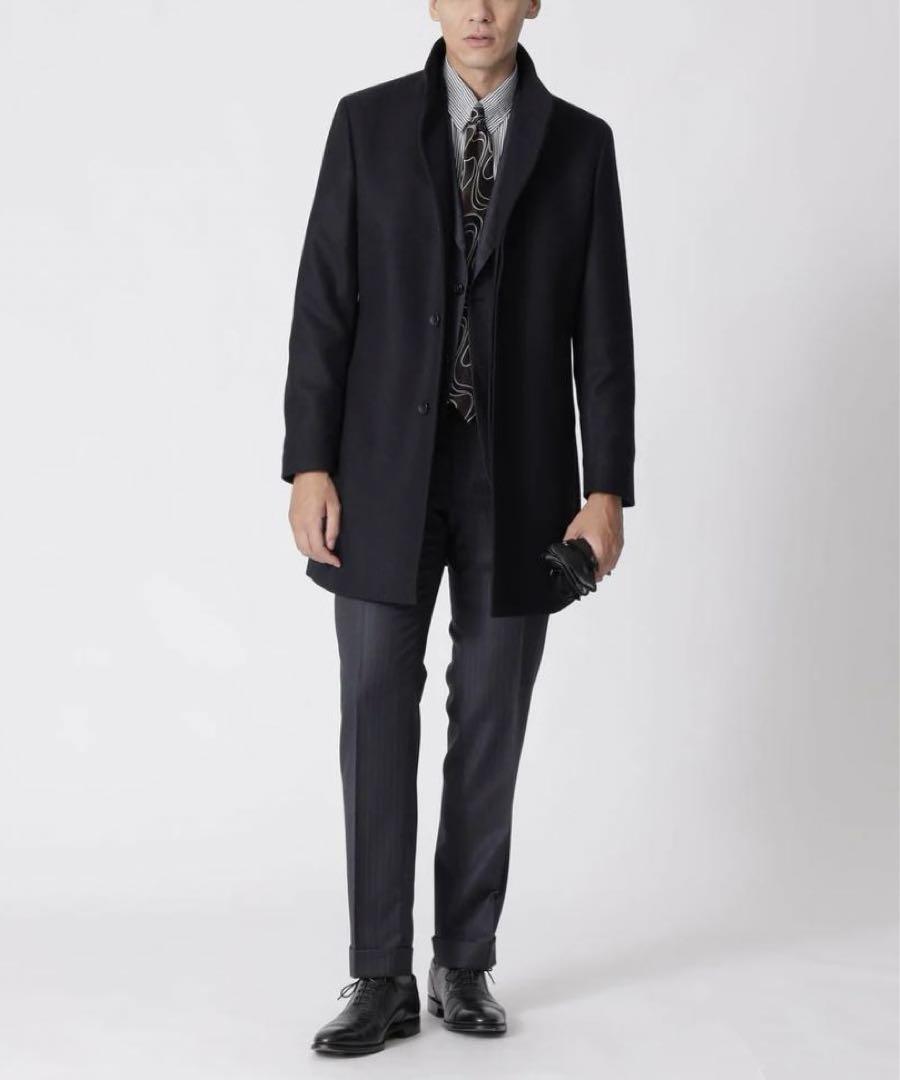 新品未使用☆PaulStuartウールカシミヤウーステッドスタンド