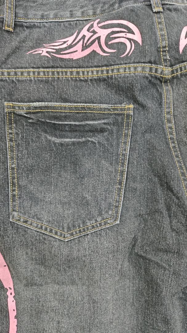 Jaded London デニム バギー ピンク Jaded London デニム バギー ピンク