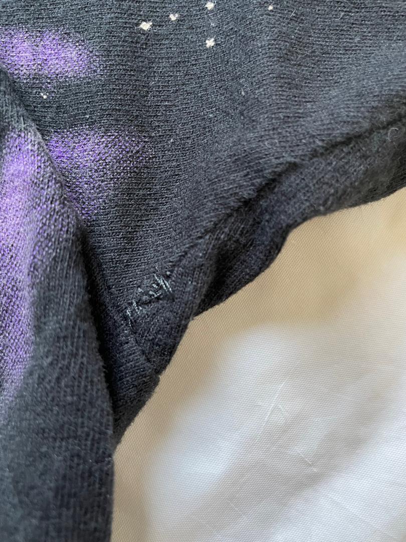 ■レア　■XL　リキッドブルー　ビンテージTシャツ　リペア　Black 104