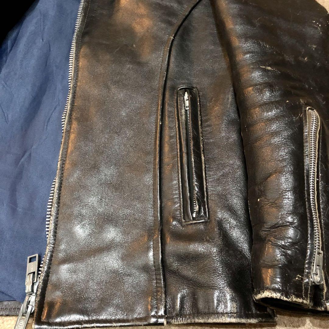 BRIMACO レザー ジャケット 70年代 黒 ブリマコ シングル ライダース