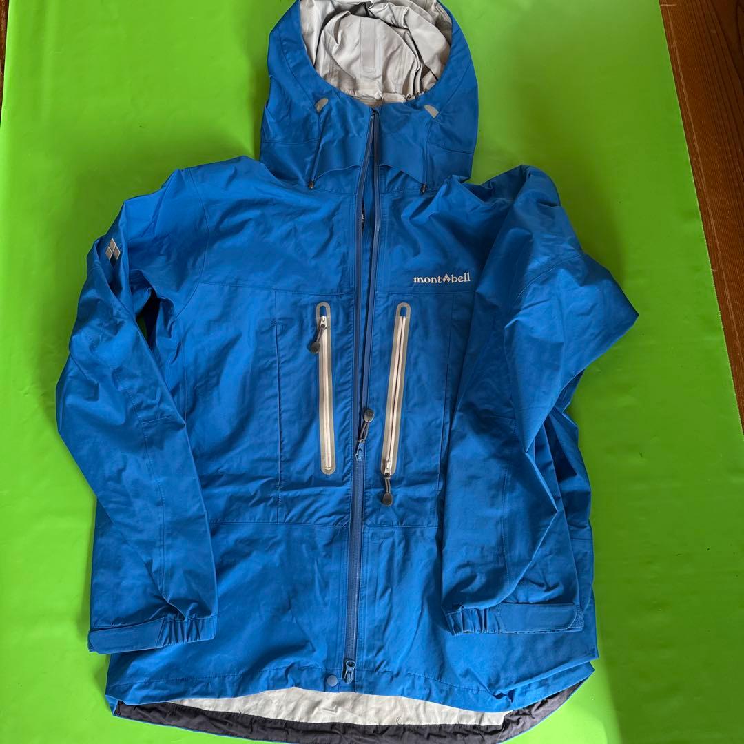 mont-bell フード付きアウター XL 青