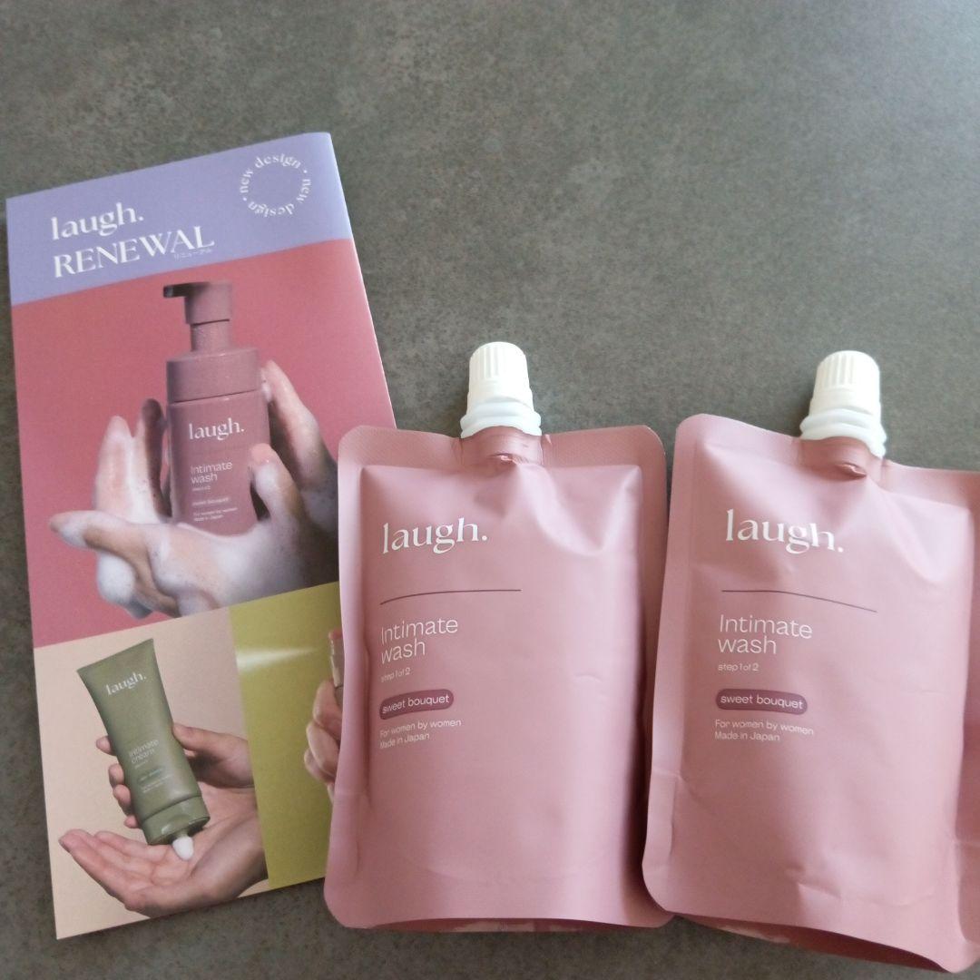 【新品未開封】laugh. Intimate Wash 本体　詰め替え2本 koregaichiban_00190