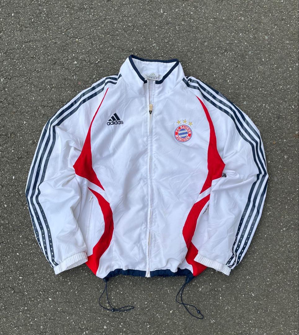 入手困難 アディダス　バイエルン　トラックジャケット　ウィンドブレイカー　XL