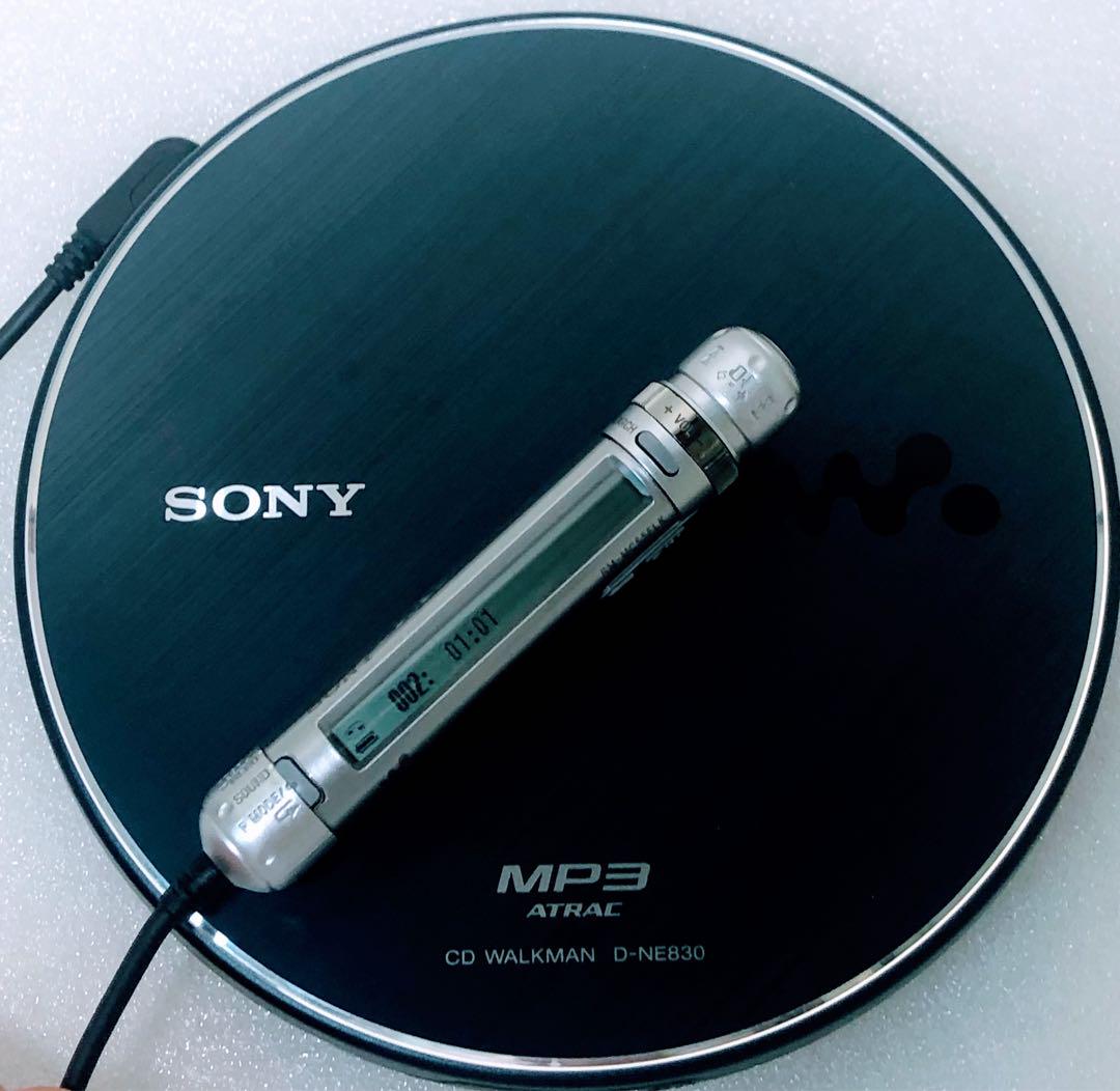 SONY☆WALKMAN MP3 対応ポータブルCDプレイヤーD-NE830