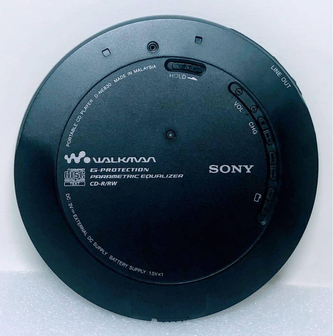 SONY☆WALKMAN MP3 対応ポータブルCDプレイヤーD-NE830