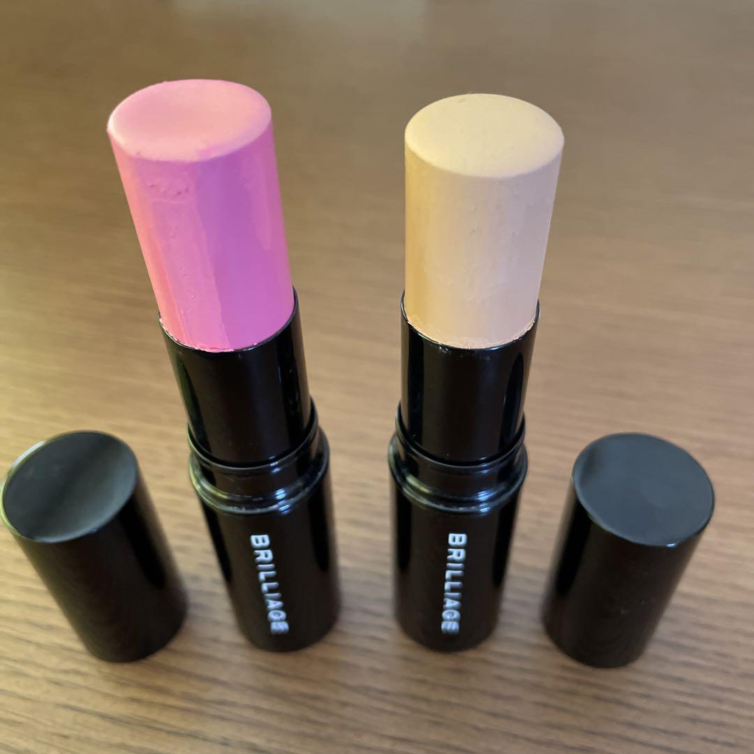brilliageスティックファンデ、チークセット