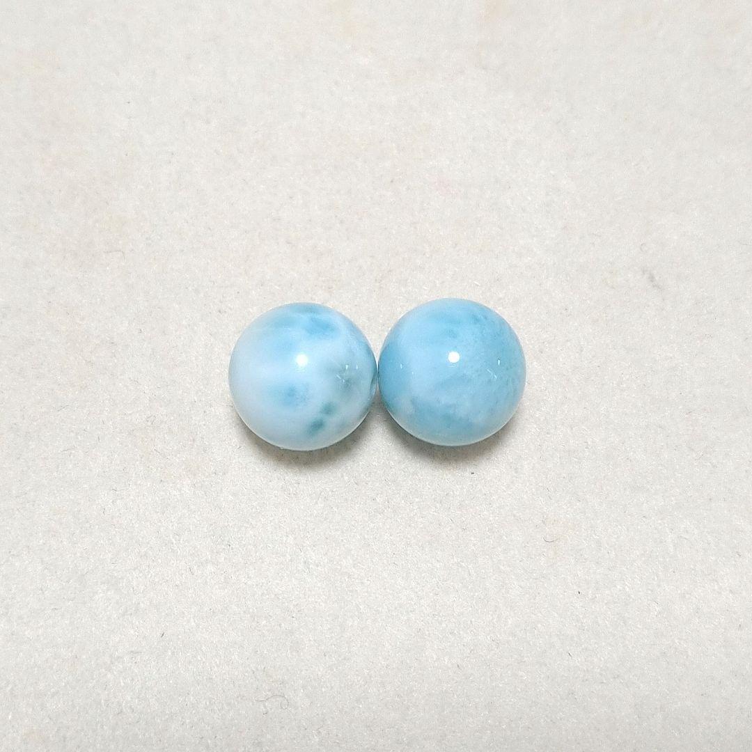商品の説明必読！∞ ラリマー10mm × 2玉 ∞