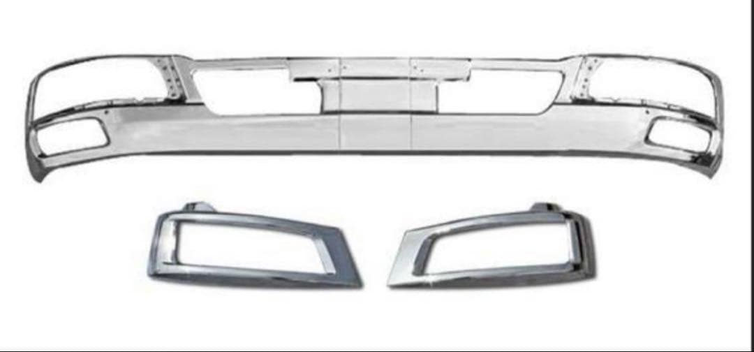 三菱ふそう ベストワンファイター フロント バンパー&ヘッドライトカバー セット