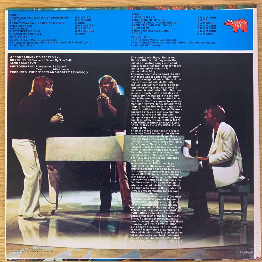 BEE GEES / ザ・ビー・ジーズ ベスト LP レコード - メルカリ